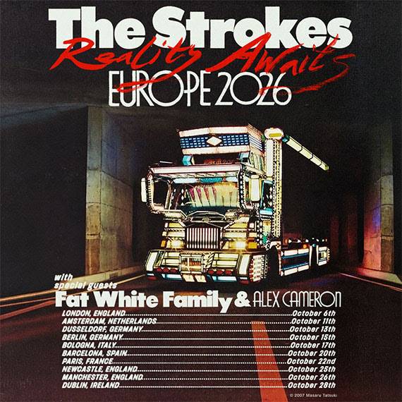 The Strokes tour poster