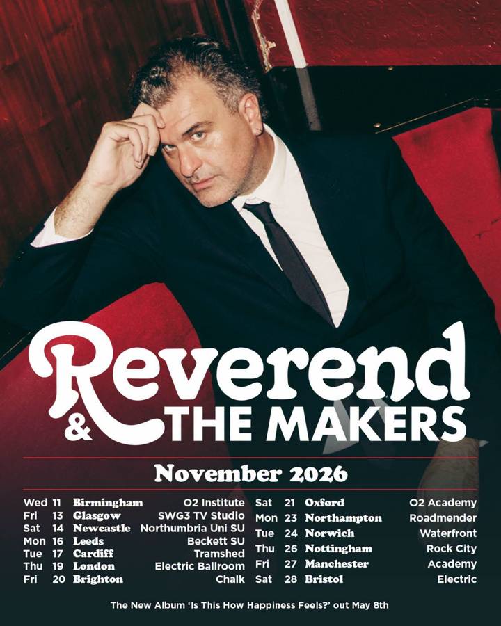 Reverend & The Makers tour poster