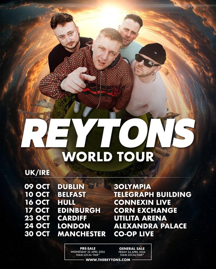 The Reytons tour poster
