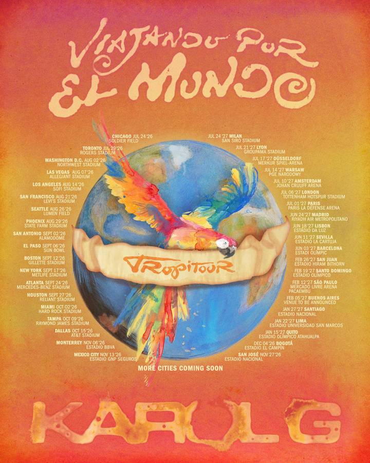 Karol G tour poster