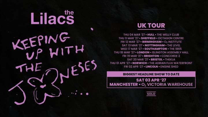 The Lilacs tour poster