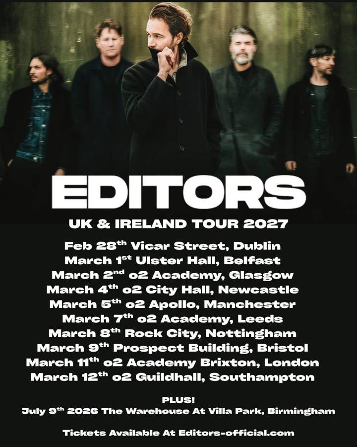 Editors tour poster