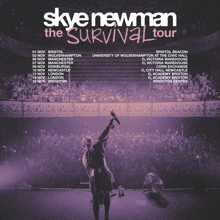 Skye Newman tour poster