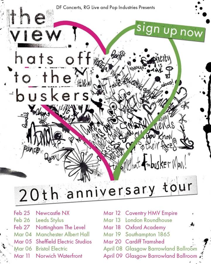 The View tour poster