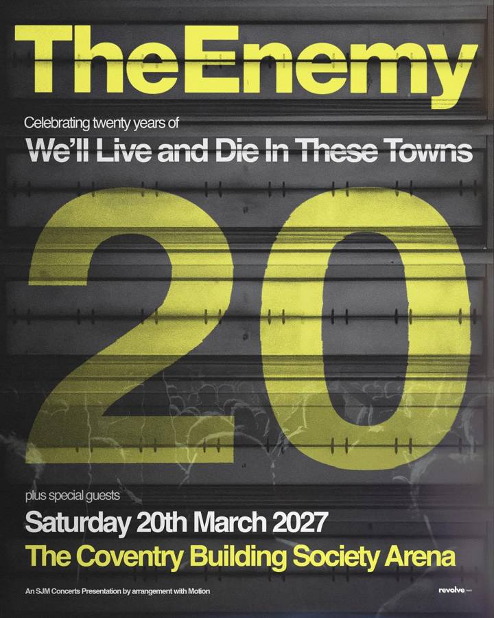 The Enemy tour poster