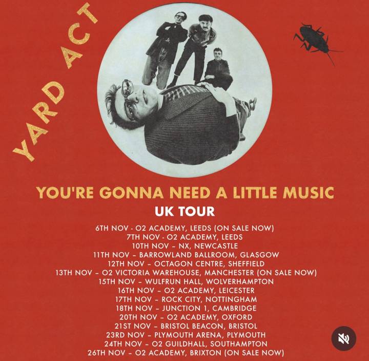 Yard Act tour poster