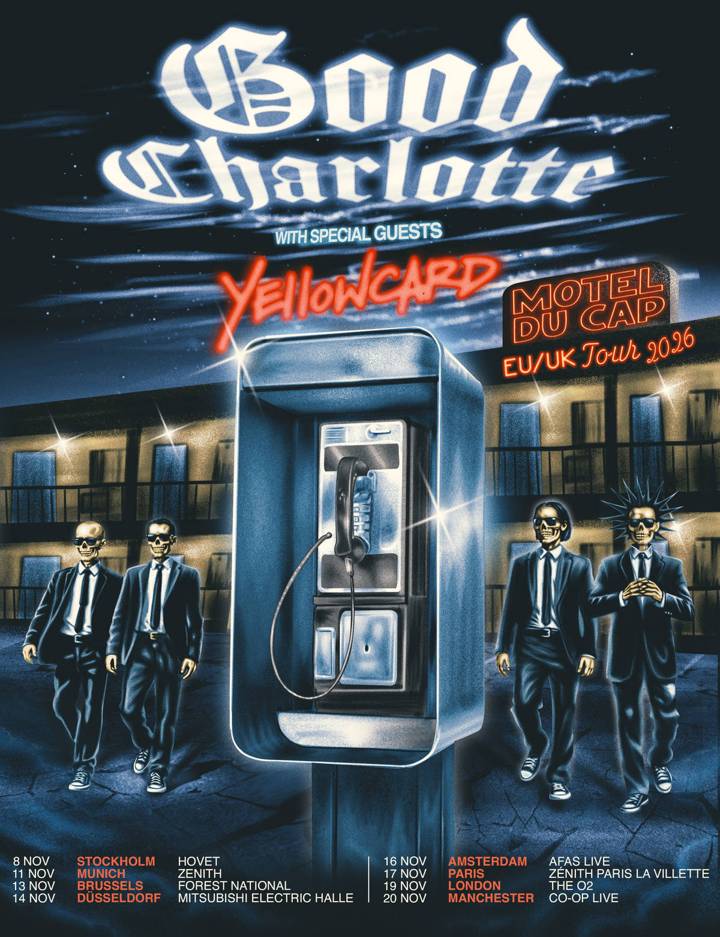 Good Charlotte tour poster