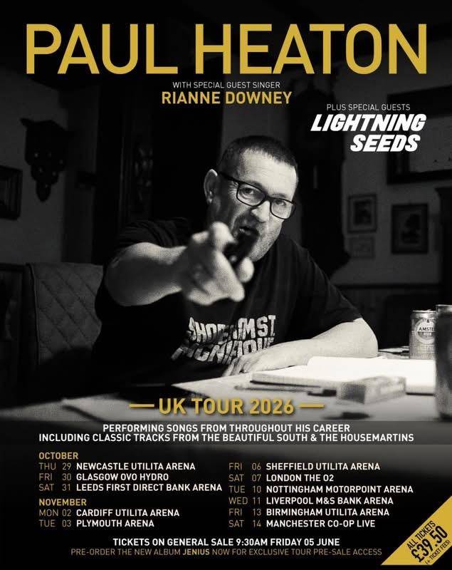 Paul Heaton tour poster