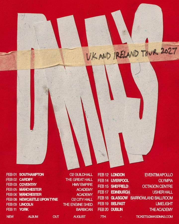 DMA'S tour poster