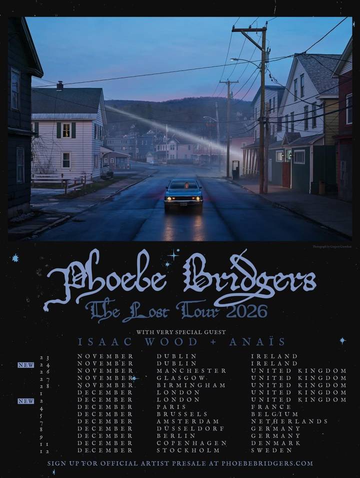Phoebe Bridgers tour poster