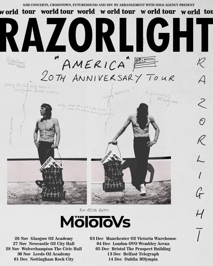 Razorlight tour poster