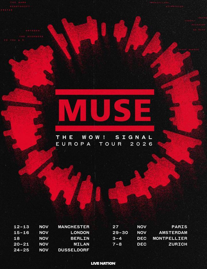 Muse tour poster