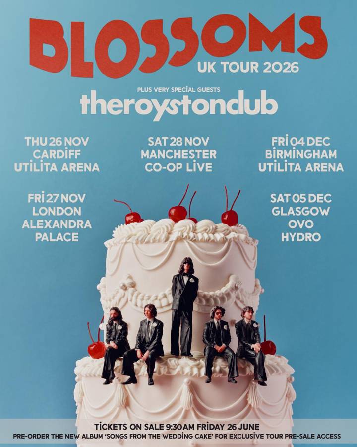 Blossoms tour poster