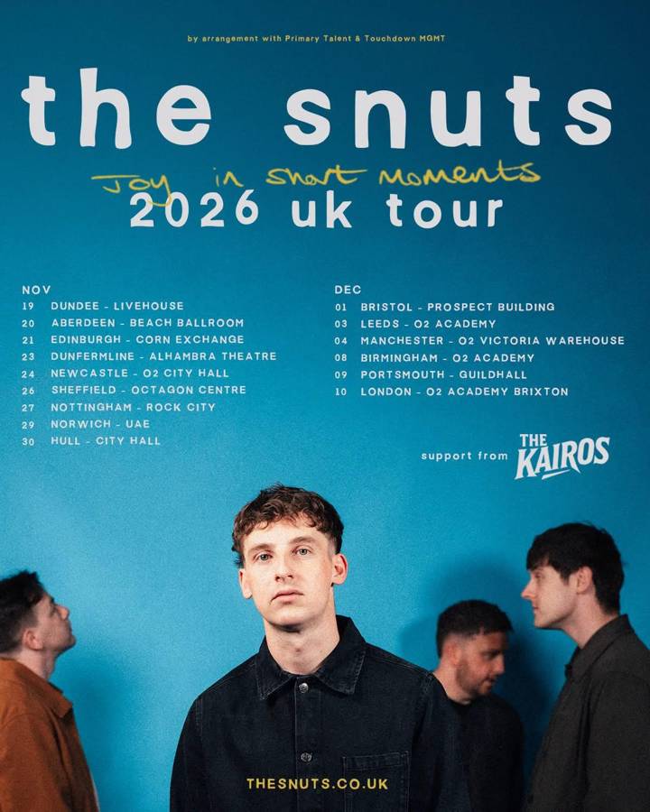 The Snuts tour poster