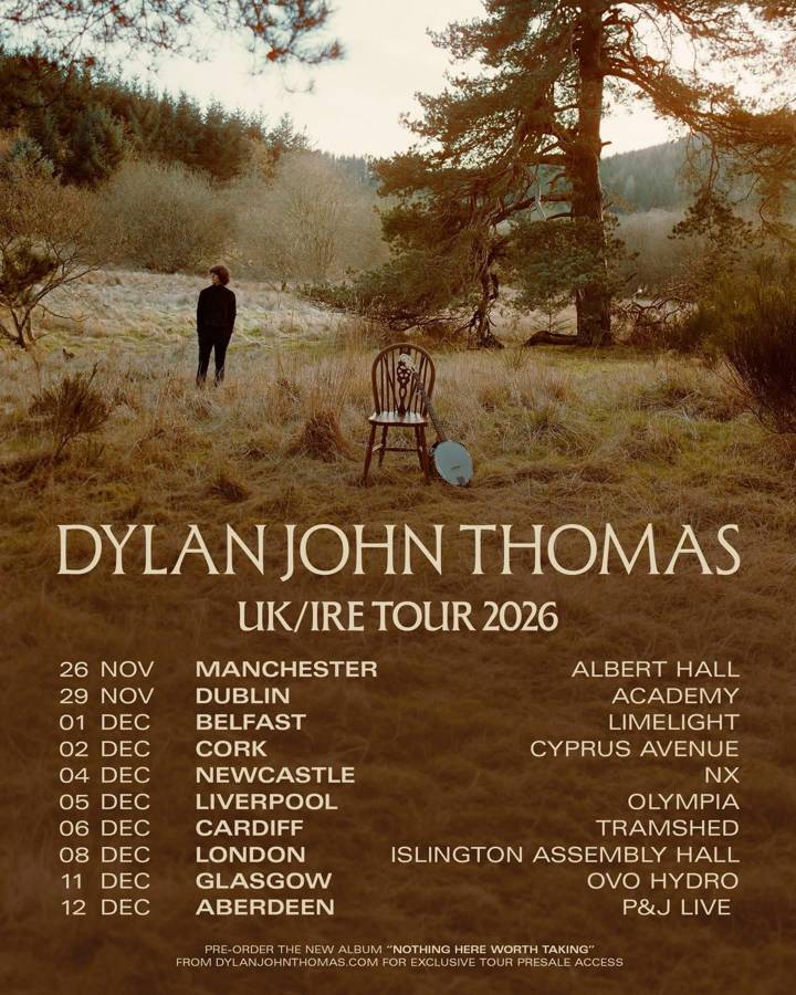 Dylan John Thomas tour poster