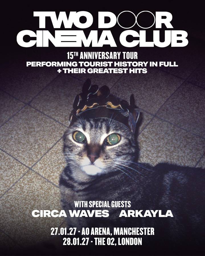 Two Door Cinema Club tour poster