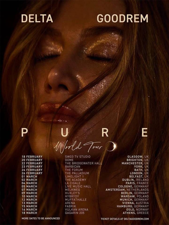 Delta Goodrem tour poster