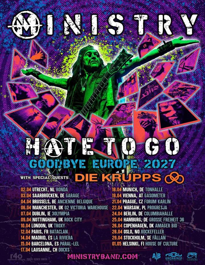 Ministry tour poster