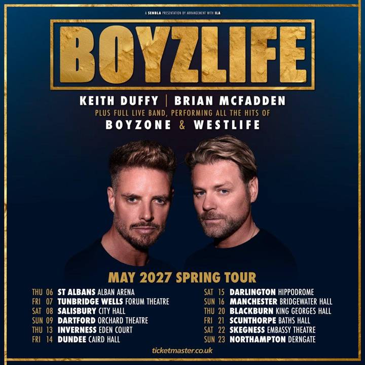Boyzlife tour poster