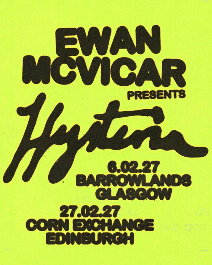 Ewan McVicar tour poster