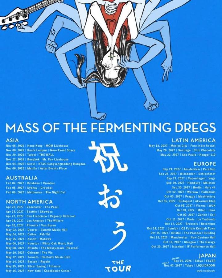 Mass of the Fermenting Dregs tour poster