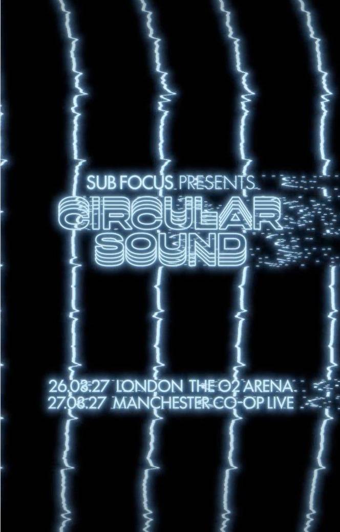 Sub Focus tour poster