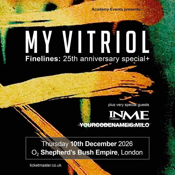 My Vitriol tour poster