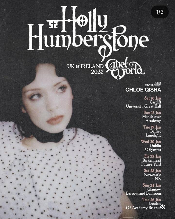 Holly Humberstone tour poster