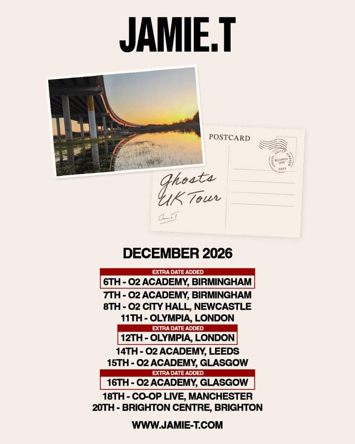 Jamie T tour poster
