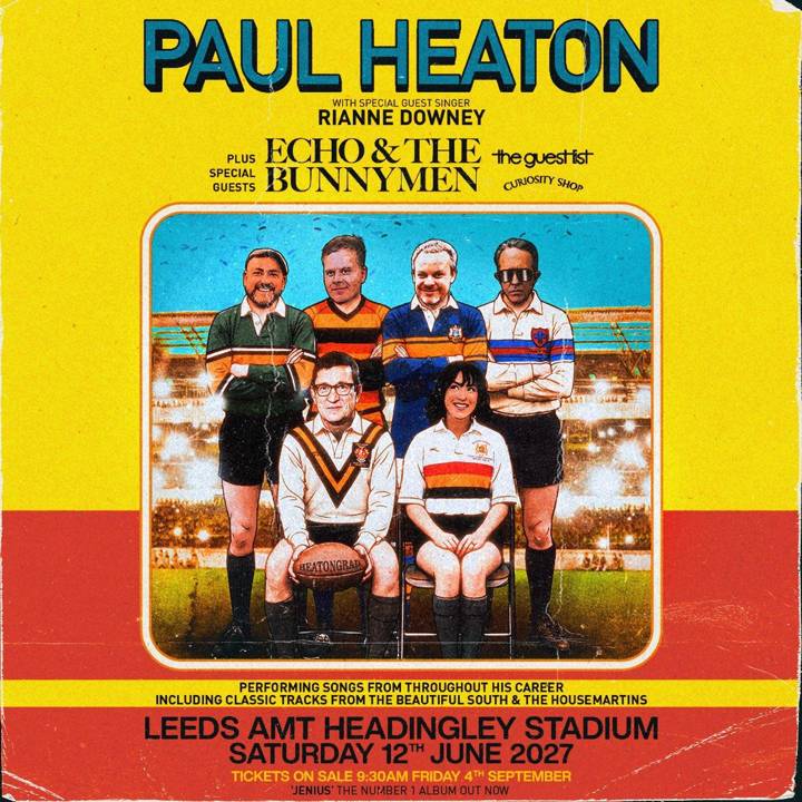 Paul Heaton tour poster