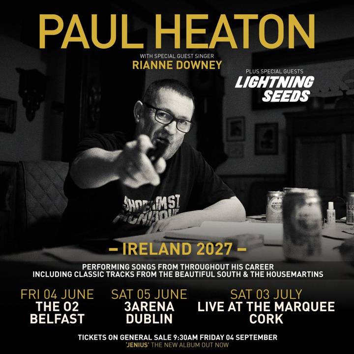 Paul Heaton tour poster