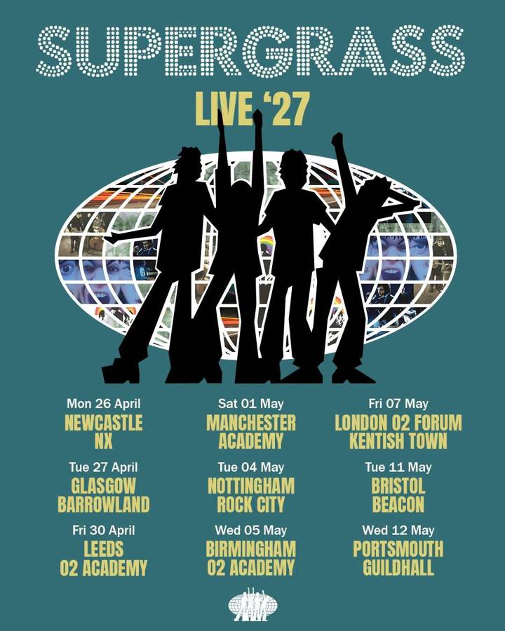 Supergrass tour poster