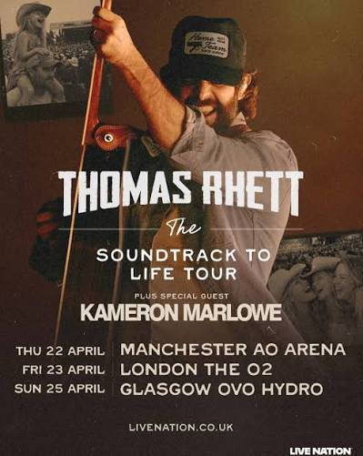 Thomas Rhett tour poster