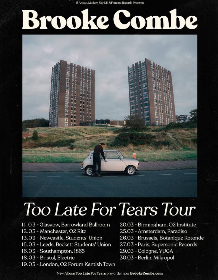 Brooke Combe tour poster