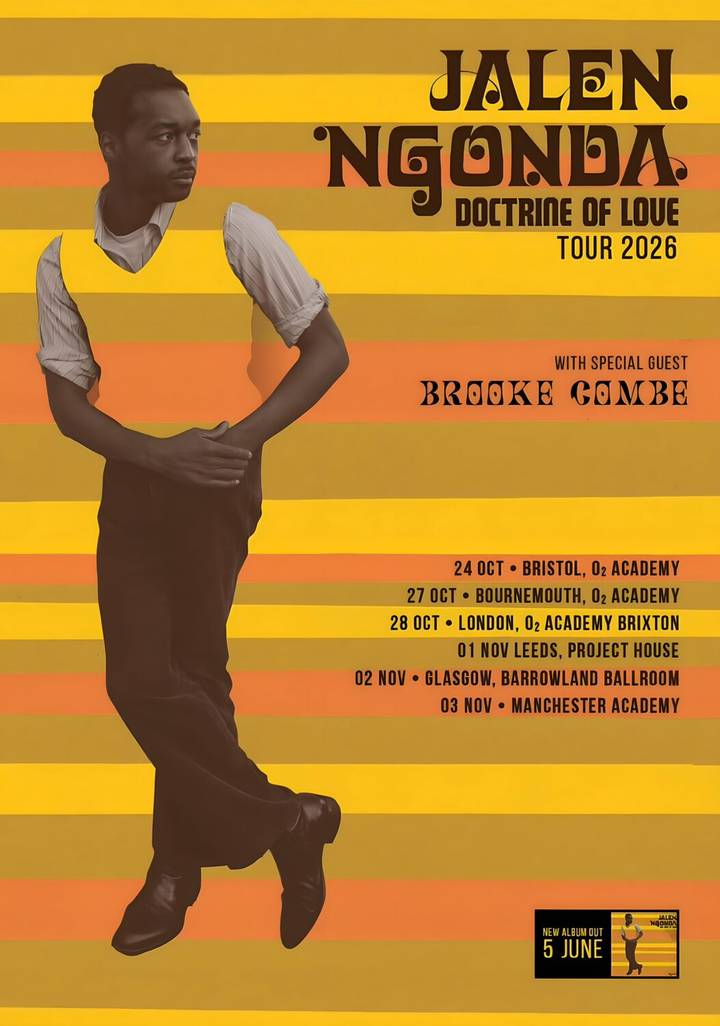 Jalen Ngonda tour poster