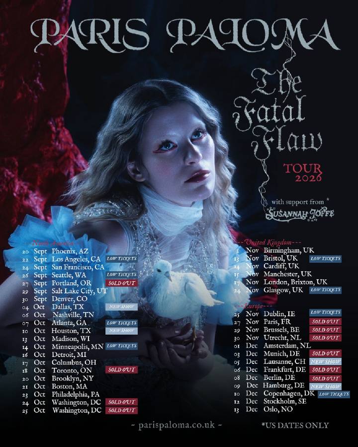 Paris Paloma tour poster