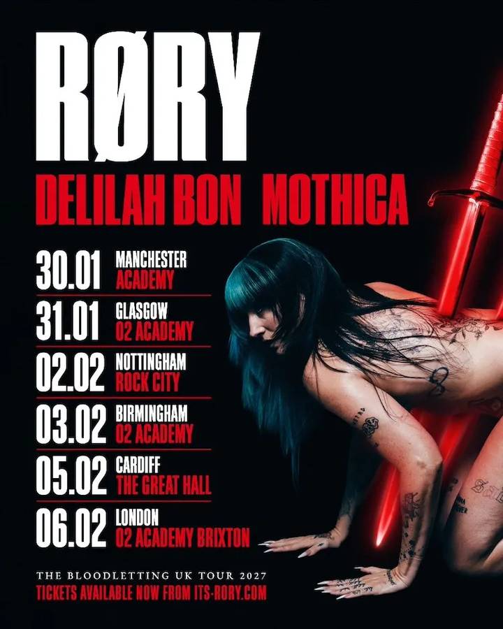 RØRY tour poster
