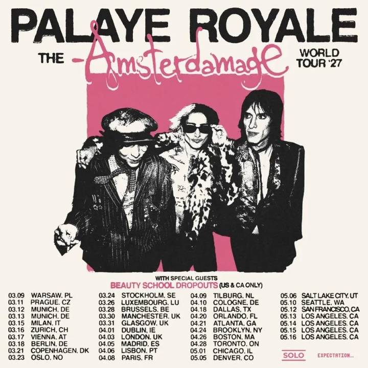 Palaye Royale tour poster