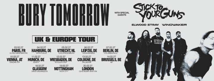 Bury Tomorrow tour poster
