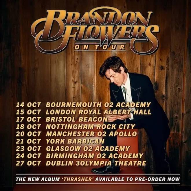 Brandon Flowers tour poster