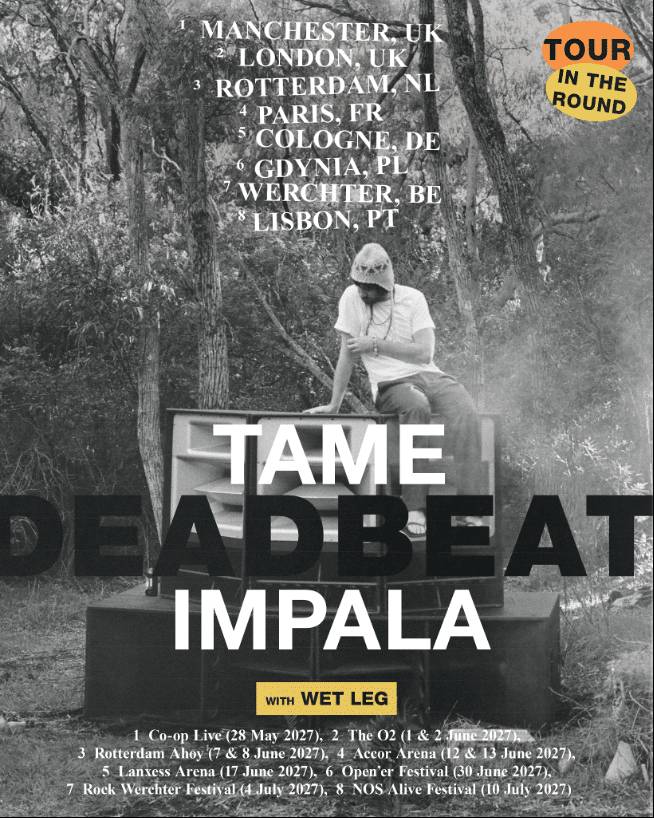 Tame Impala tour poster