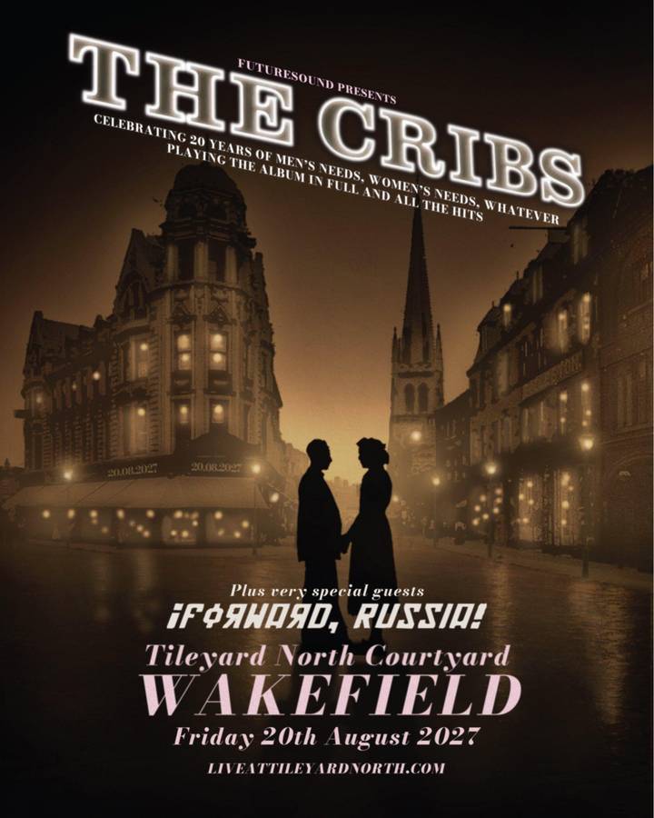 The Cribs tour poster