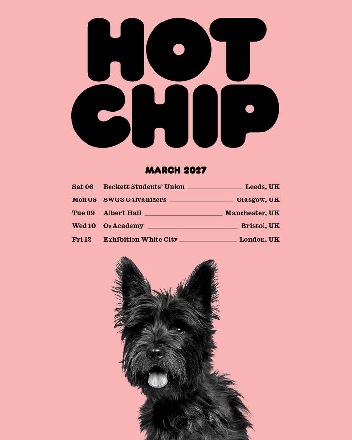 Hot Chip tour poster