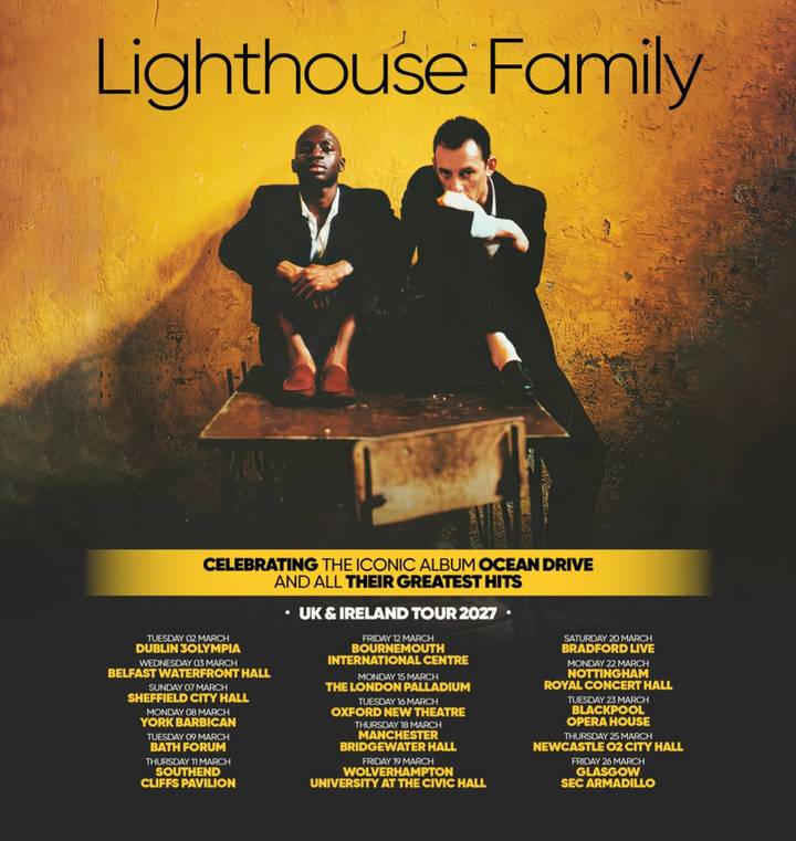 Lighthouse Family tour poster
