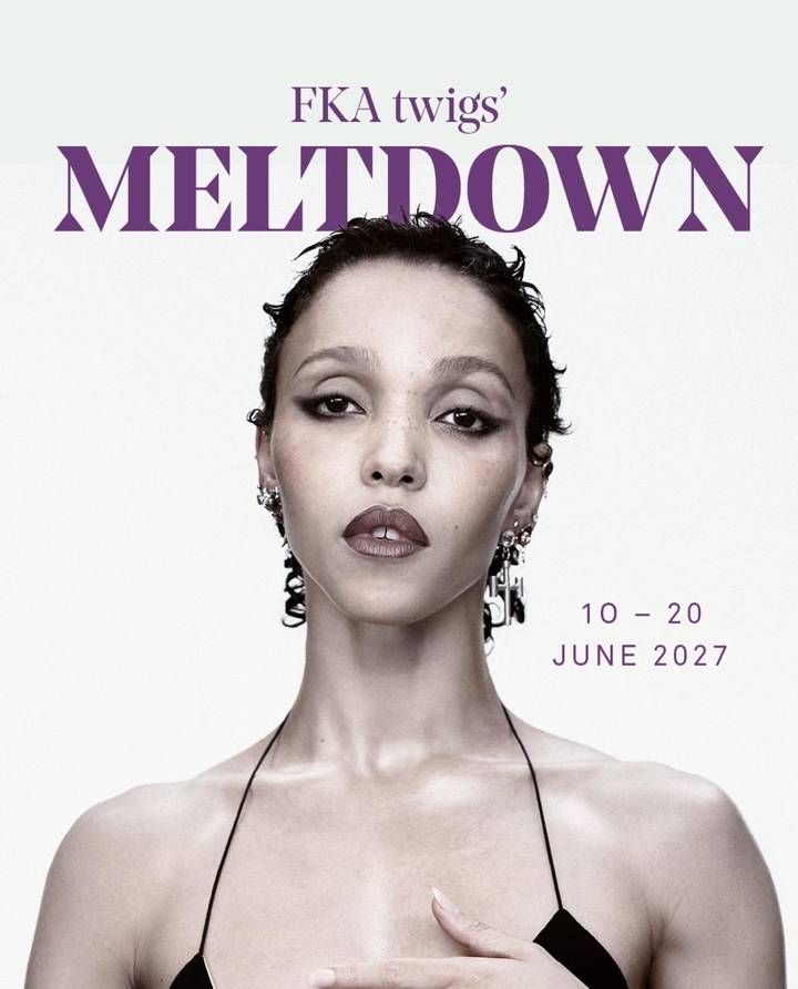 FKA twigs' Meltdown tour poster