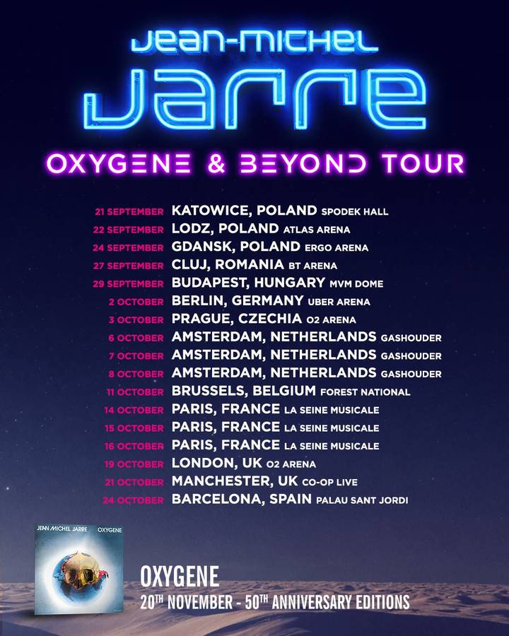Jean-Michel Jarre tour poster