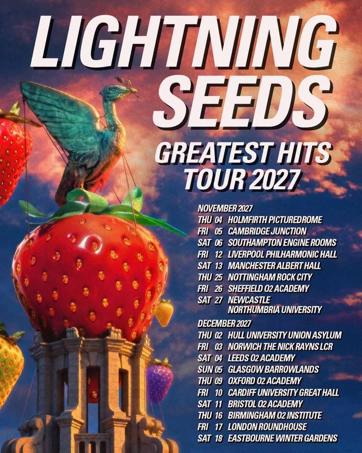 Lightning Seeds tour poster
