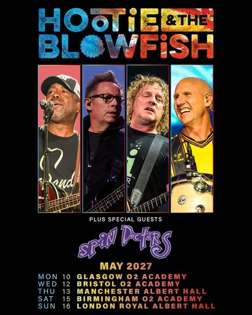 Hootie & the Blowfish tour poster
