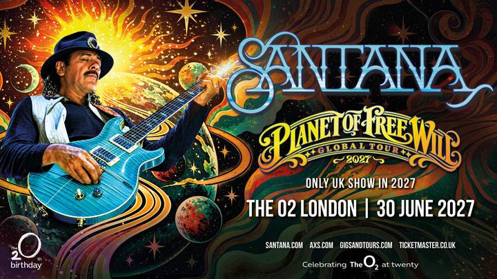 Santana tour poster