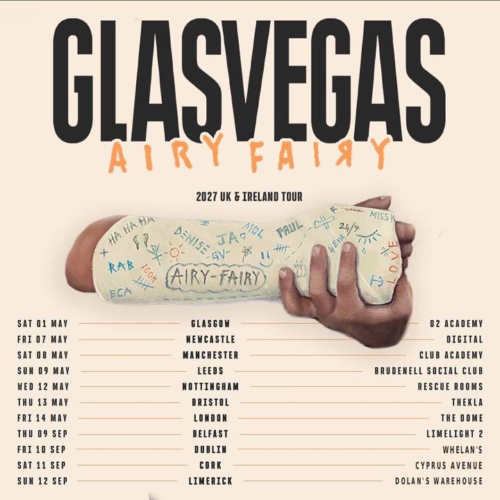 Glasvegas tour poster